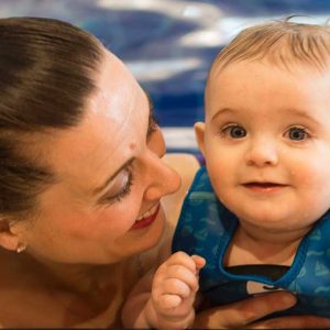 baby swimming at aquababes ni